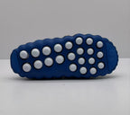 Nike Slides Black and Royal Blue