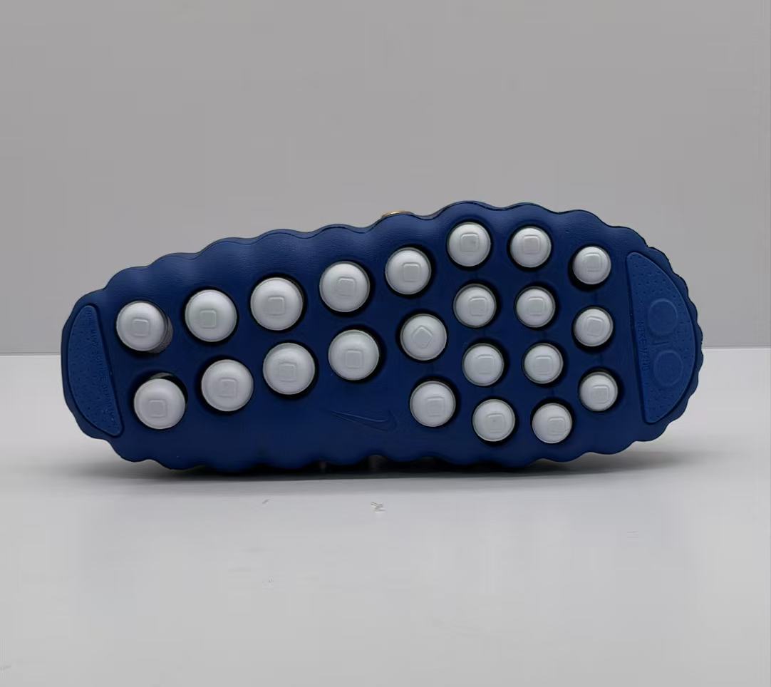 Nike Slides Black and Royal Blue