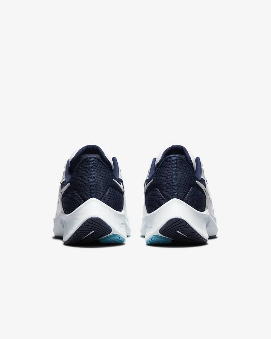 Nike Air Zoom Pegasus 38 Running Shoes White Navy CW7356-101