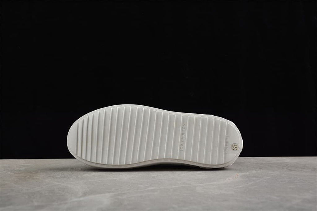 Louis Vuitton Time Out Low White Platform Sneakers