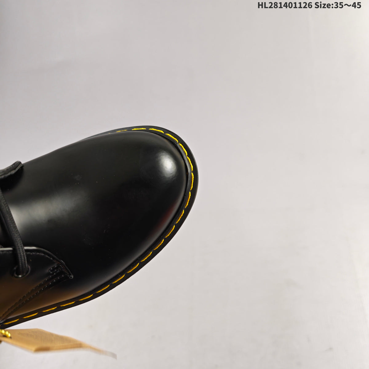 Dr. Martens 1460 Smooth Black Platform Lace-Up Shoes