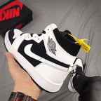 Air Jordan 1 High Black and White Sneakers