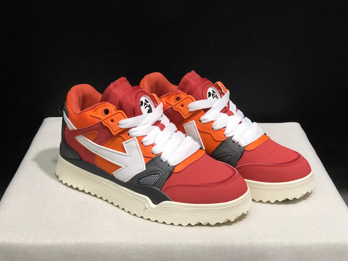 Off-White Out Of Office Sneakers White Orange