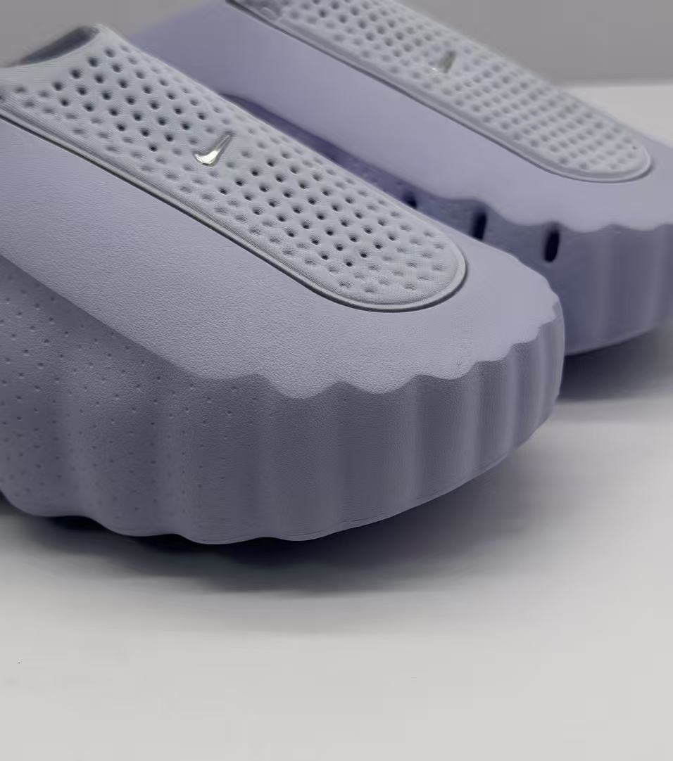 Nike Purple Slides with Textured Footbed