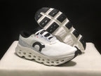 On Cloudmonster 3 Running Sneakers White Silver