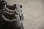 CAT Tramp Hike Low Gray Suede Sneakers