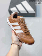 adidas Adipista Brown and White Casual Trainers
