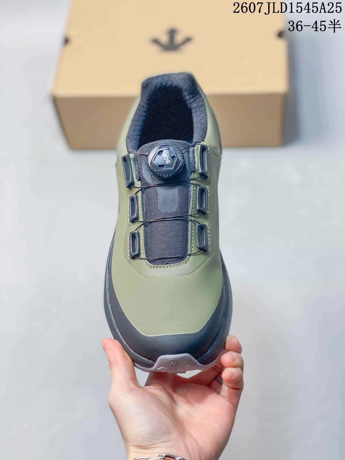 Descente SHIELD Mantrix Low-Top Running Shoes Olive Black