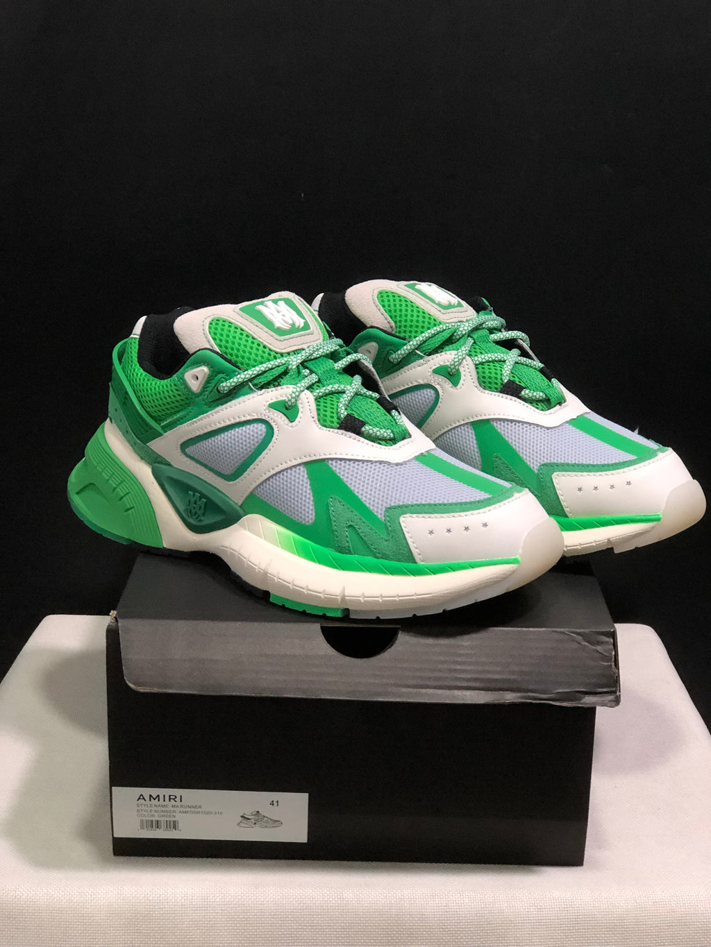 AMIRI MA Runner Sneakers Green