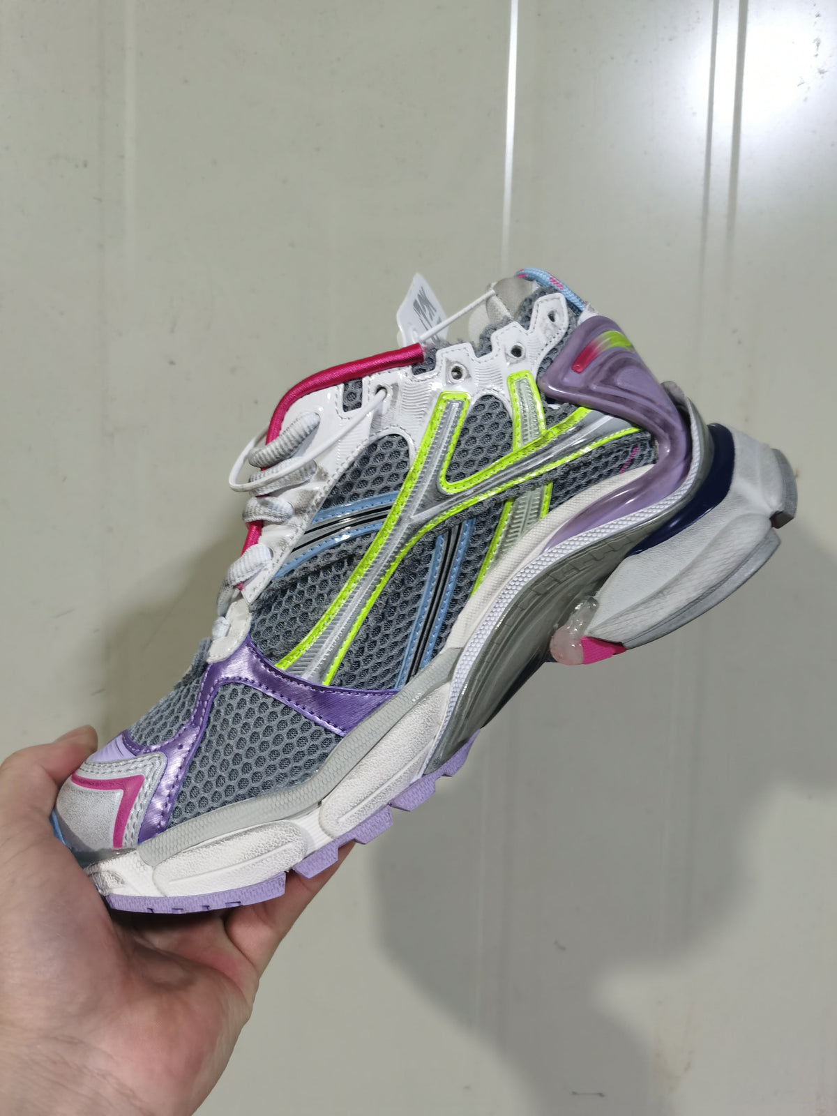 Balenciaga Runner Sneakers Grey/Purple 0361