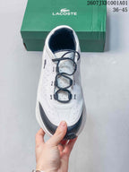 Lacoste JXD1001A01 White and Navy Running Sneakers