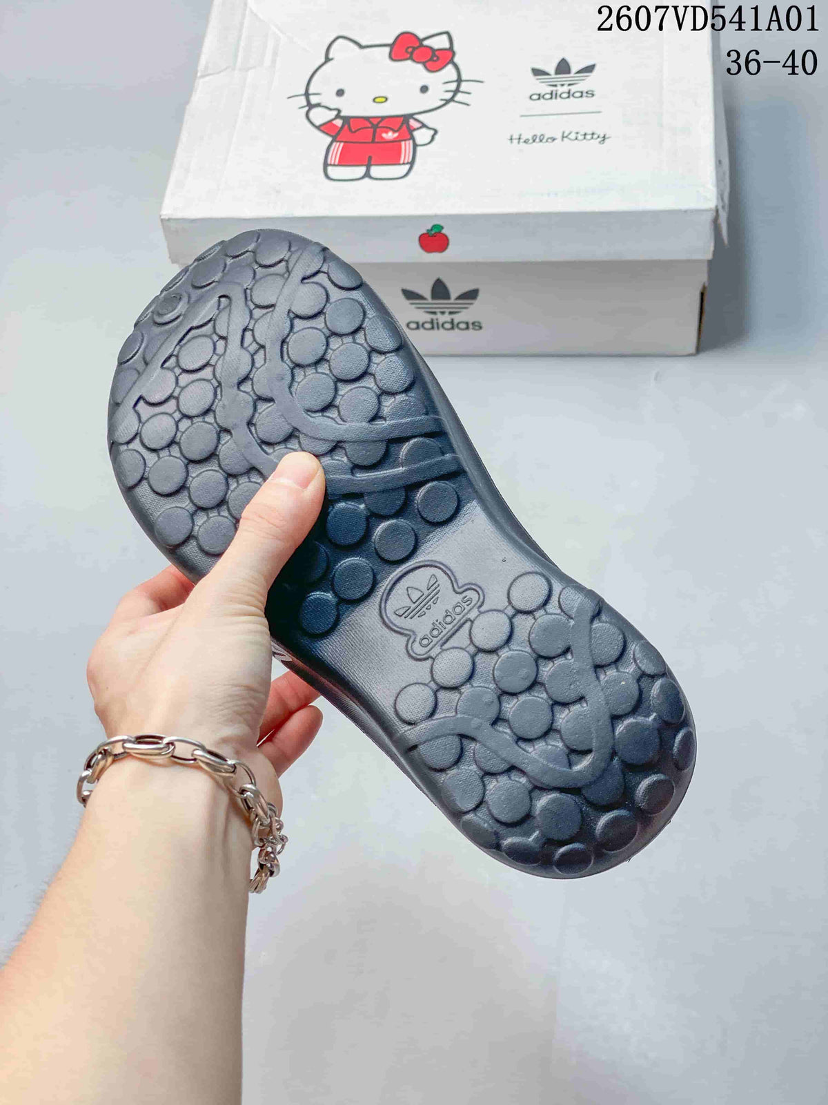 adidas Hello Kitty Clog Mule Shoes, Charcoal, 07VD541A01
