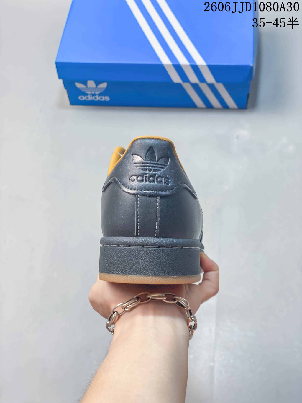 adidas Originals Superstar Low-Top Sneakers in Charcoal
