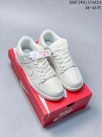 Nike SB Dunk Low Pro White Low-Top Sneakers