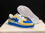 BAPE STA Low-Top Sneakers Blue and Yellow