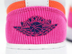 Jordan 1 Low SE Pink Gray Orange Sneakers 554723-502