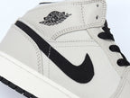 Jordan 1 Retro High OG Sneakers in Light Smoke Grey and Black