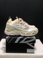 OFF-WHITE Be Right Back Cream Lace-Up Sneakers