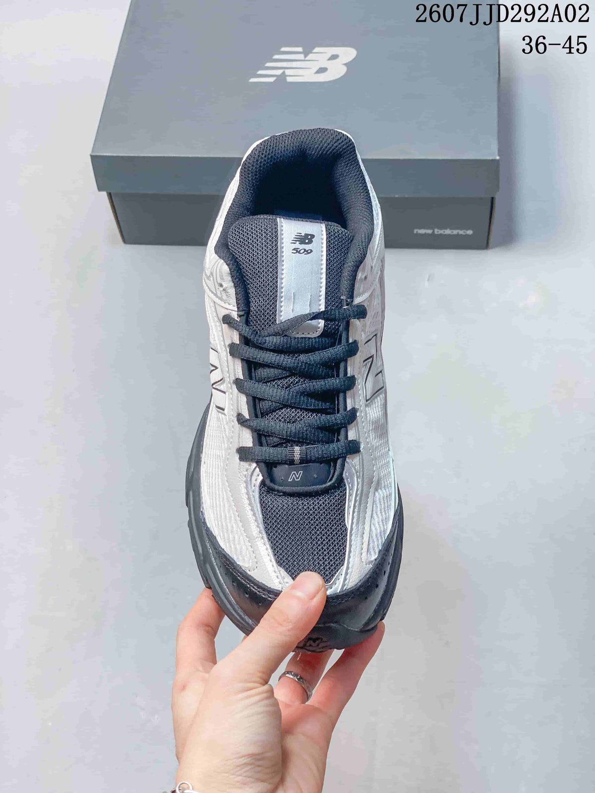 New Balance 509 Retro Sneakers White Gray Navy 2607JJD292A02