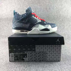 Jordan Air Jordan 4 SE Sashiko Sneakers Navy Black Red