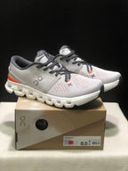 On Cloud X4 Low-Top Running Shoes Silver/Flame