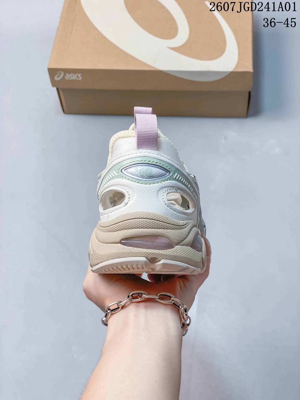 ASICS GT-2160 Breeze Sneakers in Cream and Lilac