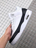 Fragment x Air Jordan 3 White Black Sneakers