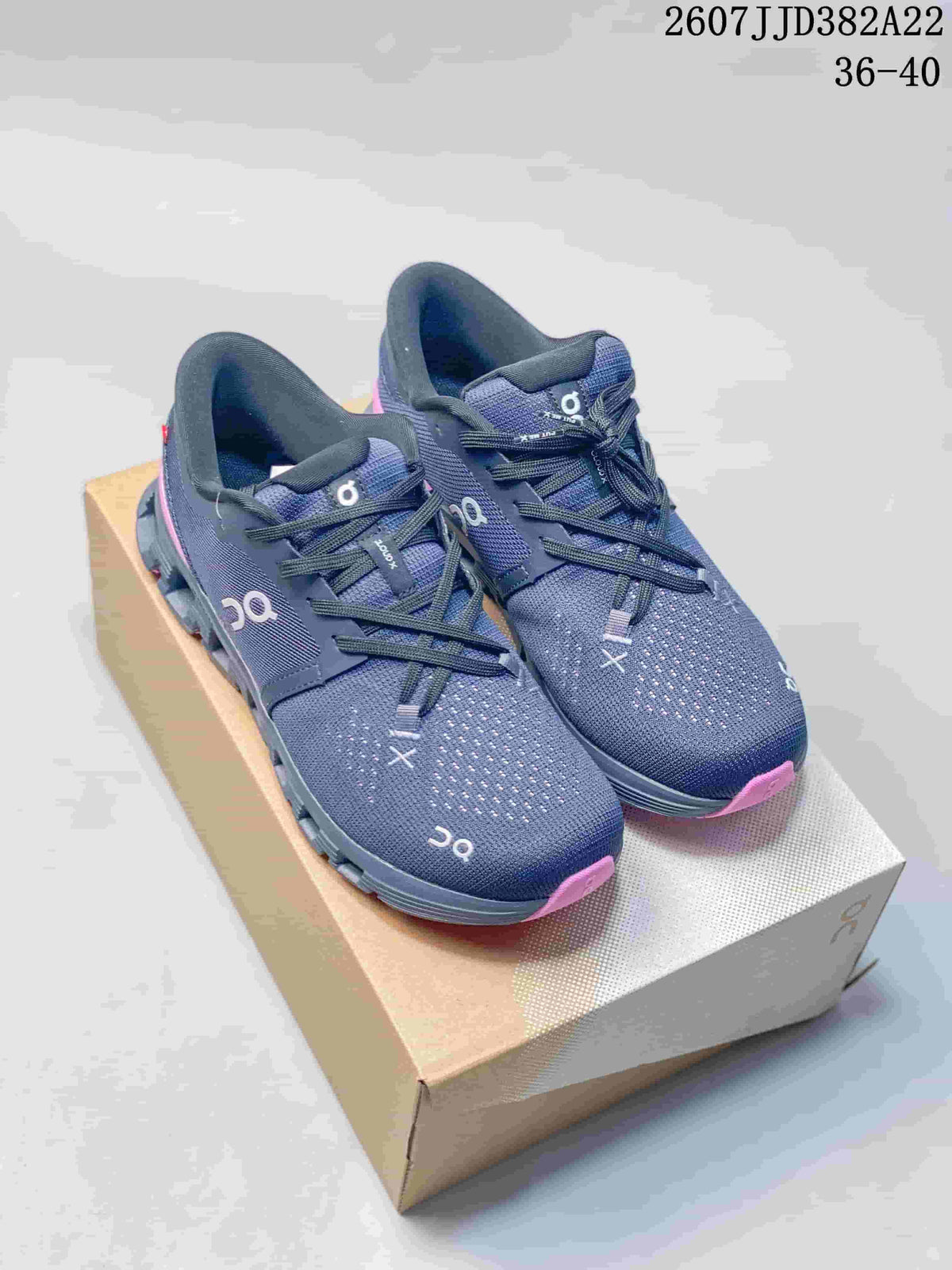 On Cloud X 4 Sneakers Navy Pink 2607JJD382A22