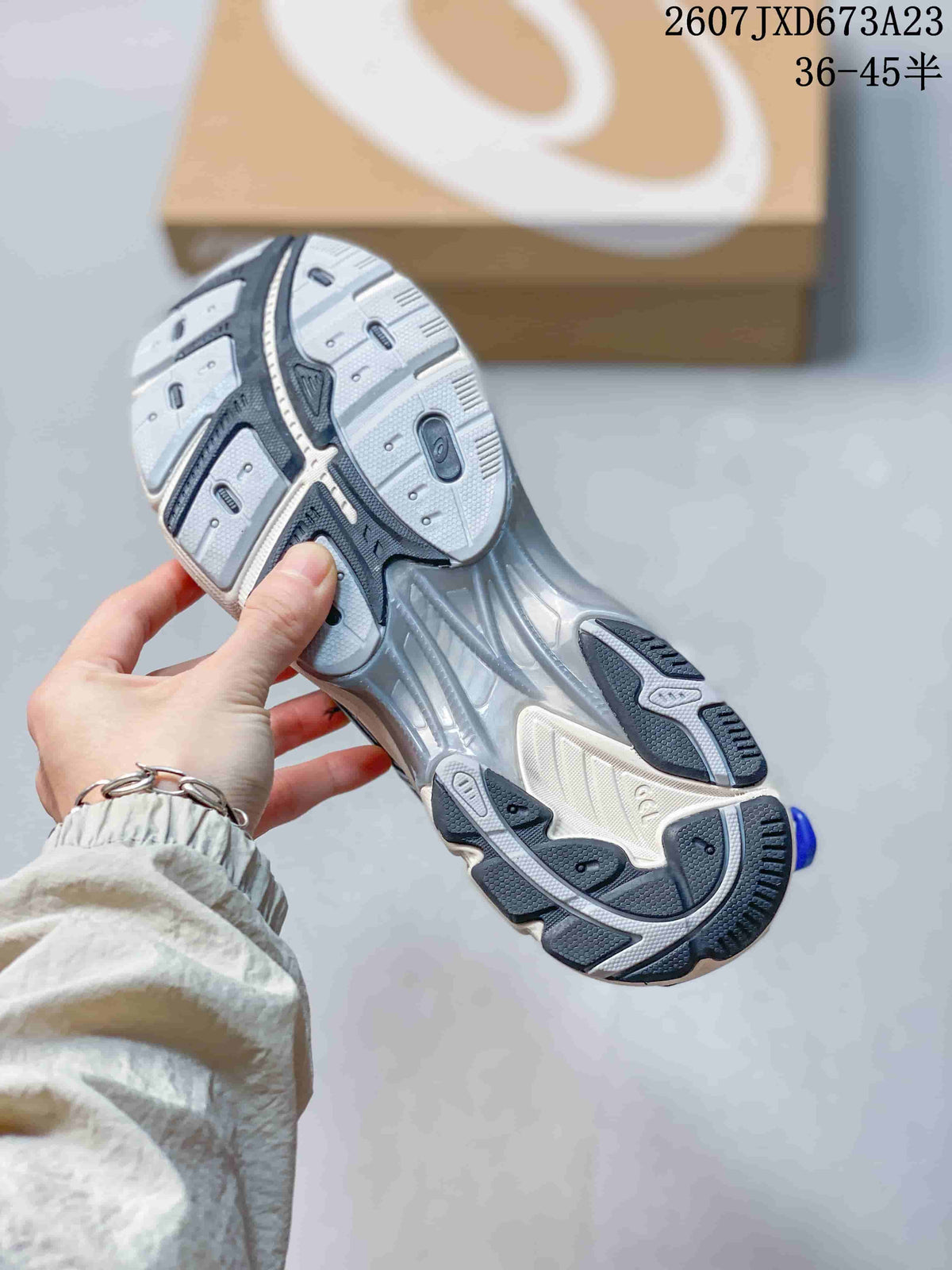 ASICS Gel-Kayano 14 Silver Blue Sneakers 2607JXD673A23