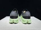On Cloud eclipse Running Shoes in Gray and Lime