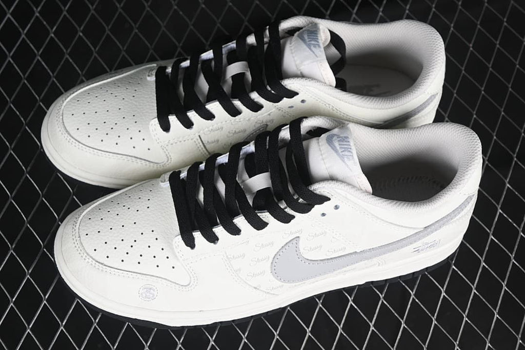 Nike Dunk Low Stüssy White Grey Sneakers DJ2024-054
