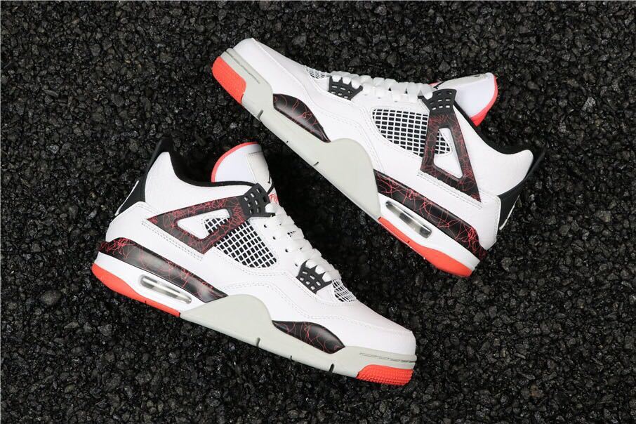Jordan Air Jordan 4 Pale Citron Sneakers White Black Red