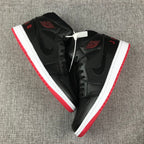 Air Jordan 1 Mid Black Red White High-Top Sneakers