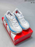 Adidas Hyperboost Edge Running Sneakers White Blue