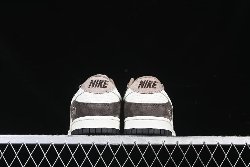 Nike Dunk Low Brown and White Sneakers