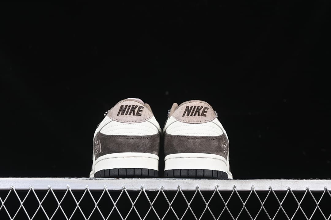 Nike Dunk Low Brown and White Sneakers