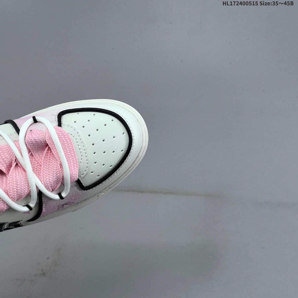 MLB Chunky Graffiti Sneakers in Pink and White