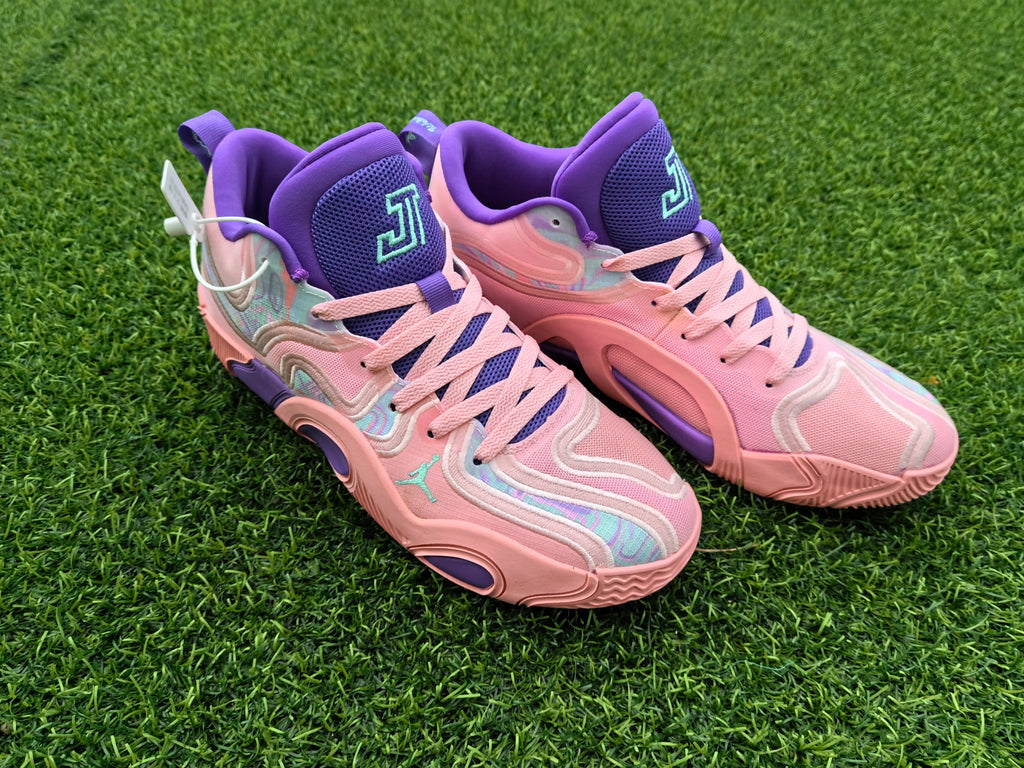 Jordan Tatum 1 Basketball Shoes Pink Purple