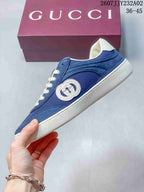 Gucci G75 Blue Low-Top Sneakers, Style 826818 AA879 9149