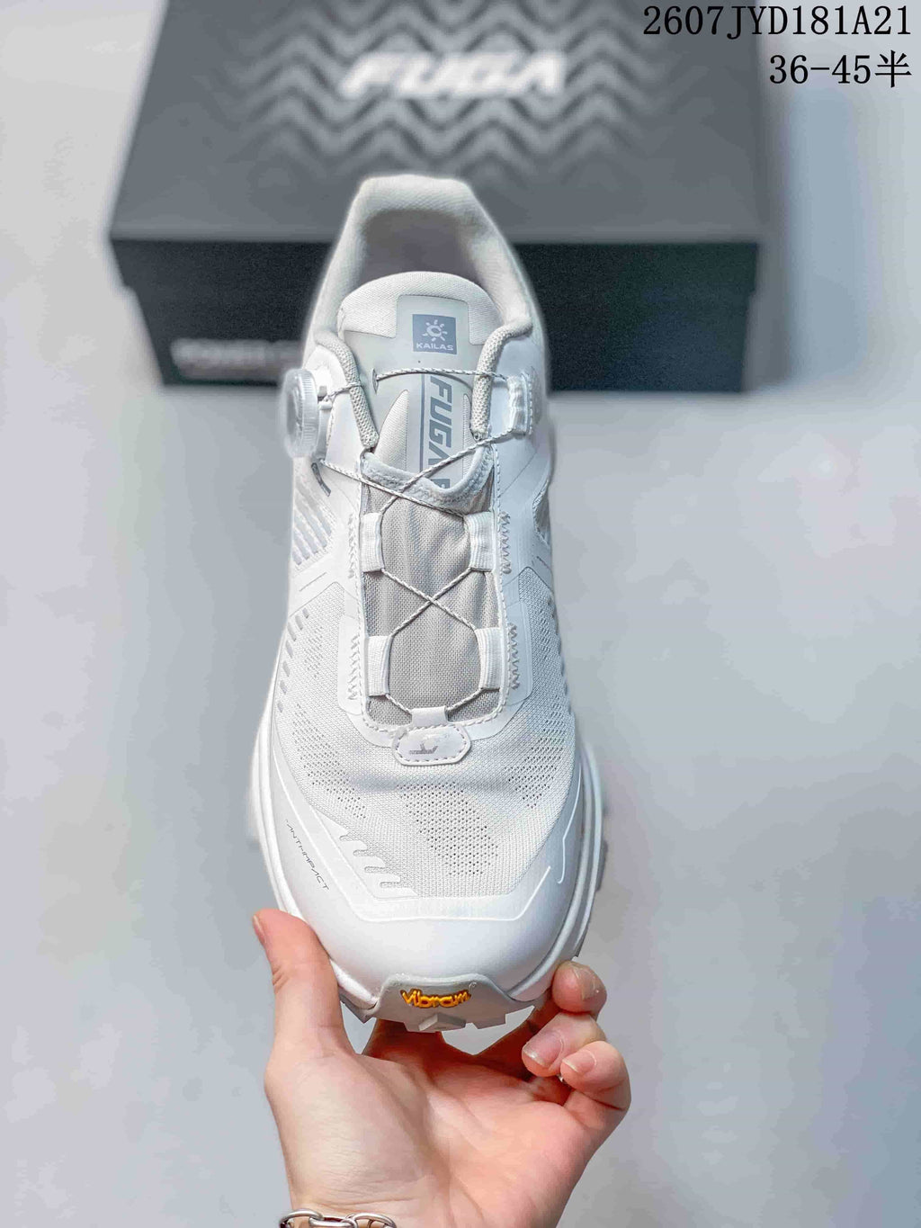 KAILAS FUGA EX3 BOA White Trail Running Shoes 712510YWT