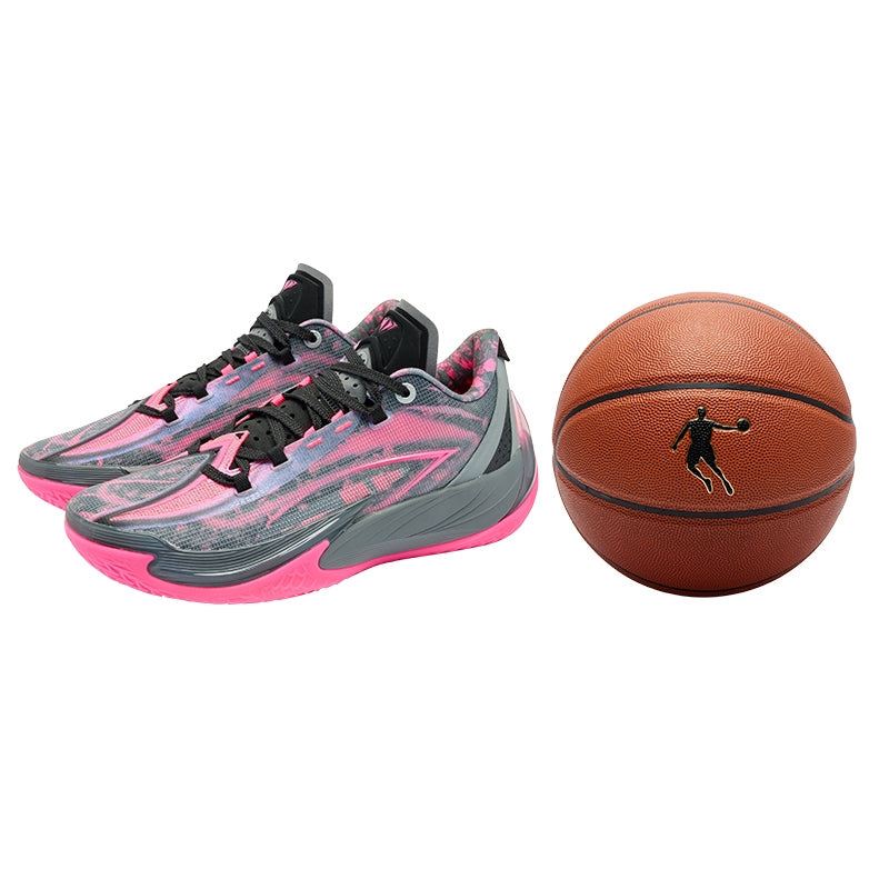 QIAODAN Venom Fangs 3.5 'Coal Gray Neon Pink'
