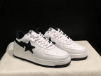 Bape Sta Low Sneakers White Black