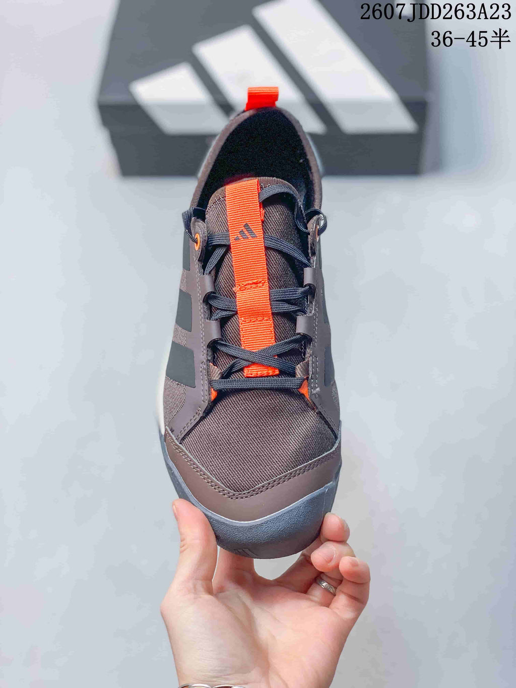 adidas TERREX Daroga CORDURA Outdoor Sneakers Brown Orange