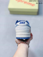 Nike SB Dunk Low Pro White Blue Low-Top Skate Shoes