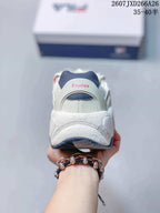 FILA Croissant Low-Top Sneakers White and Gray