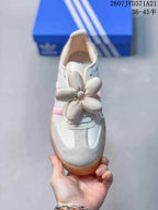 adidas Sambae Women's White Pink Gum Sneakers