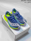 Saucony Endorphin Pro 4 Running Shoes, Navy and Neon