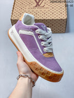 Louis Vuitton Tilted Low-Top Sneakers in Purple