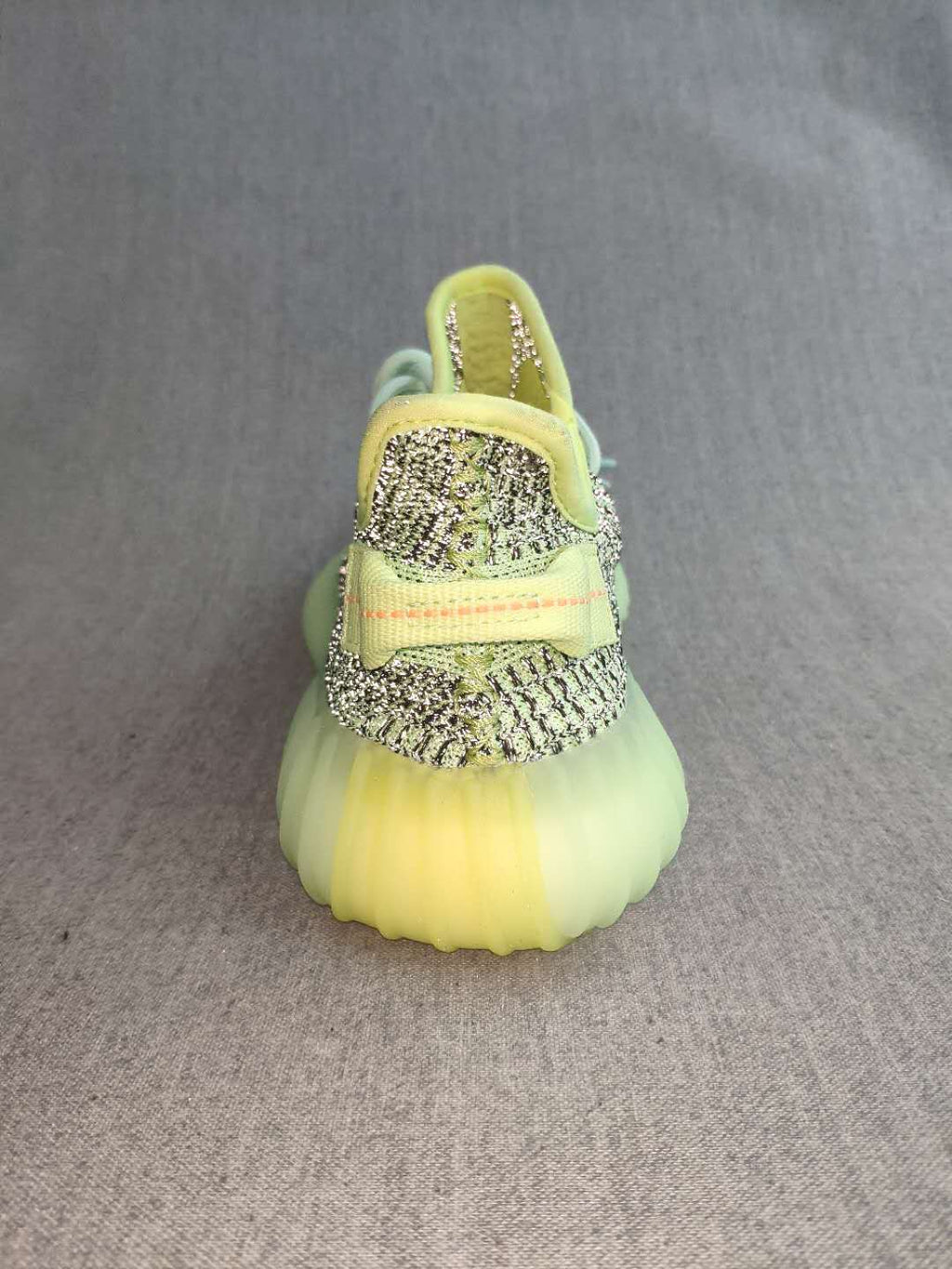 Yeezy 350 V2 Knit Sneakers in Lime Green and Mint