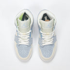 Jordan 1 Mid SE Paris Blue Sneakers DA4666-100